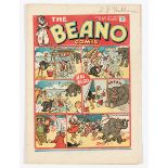 Beano 103 (1940). Propaganda war issue. Pansy Potter attacked by German paratroopers - there's