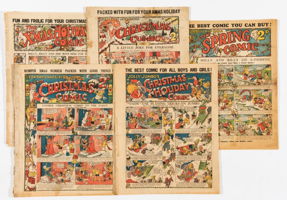 Christmas Comics + (1930s) by C Arthur Pearson. Jolly Jumbo's Christmas Holiday Comic (1934), The