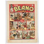 Beano 97 (1940). Propaganda war issue. Frosty McNab lances a Nazi raider. Bright covers with some