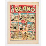 Beano 91 (1940). Propaganda war issue. Lord Snooty and Pals repel Nazi invasion! Bright cover with 3