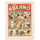 Beano 109 (1940). Propaganda war issue. U-Boat sinks Pansy Potter's model boat. Bright covers with