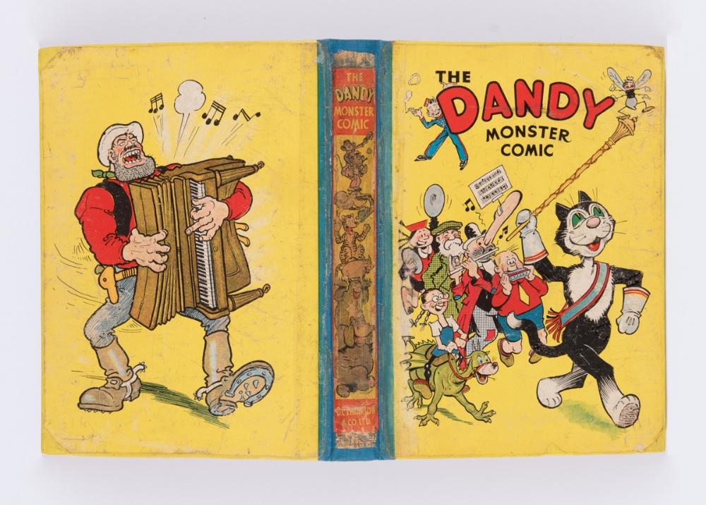 Dandy Monster Comic (1942). Korky's Marching Band. Good boards with edges overlayed, strengthened