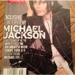 Signed Michael Jackson lot of 3 TV guides