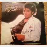 Signed Michael Jackson Original 'Thriller' Album 12'