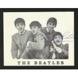 Beatles Fan Club Card 1963