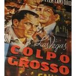 Film: Colpo Grosso (Ocean';s Eleven) poster featuring Sammy Davis Jr, Frank Sinatra, 1960 poster