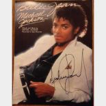 Signed Michael Jackson Original 'Billie Jean' Album and sheet music