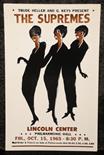 The Supremes: concert poster, Lincoln Centre Philharmonic Hall, 1965 by Joseph Eula (American 1925 -