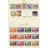 KGVI COLLECTION of chiefly M housed in The Printed album 1937-50 (A-Z ranges) of full, short or part