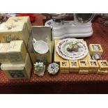 A collection of Royal Doulton china Brambly Hedge items including beakers,