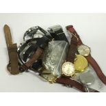 A collection of various wristwatches.