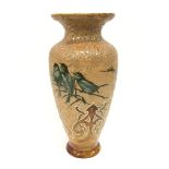 A 19th century Royal Doulton stoneware vase by Florence E.