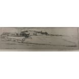 Leslie Moffatt Ward (1888-1978): Mounted signed etching; Eastington Farm,