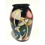 PIXIE PARASOL: A small Numbered Edition Moorcroft Pottery vase by Emma Bossons (10cm high).