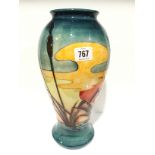 REEDS AT SUNSET: A large Moorcroft Pottery vase by Philip Richardson, circa 1988 (30cm high).