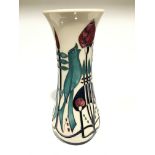 TALWIN: A Moorcroft Pottery vase by Nicola Slaney (20.5cm high).