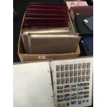 Six stamp albums containing a large quantity of First Day Covers together with three stamp albums