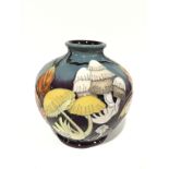 LIONSHIELD: A Limited Edition 41/60 signed Moorcroft Pottery vase by Vicky Lovatt (10cm high).