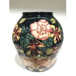 OBERON: A large Moorcroft Pottery vase by Rachel Bishop (20cm high).