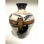 WHO GOES THERE?: A Numbered Edition signed Moorcroft Pottery vase by Anji Devenport,