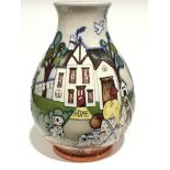 A NEW START: A Limited Edition 49/50 Moorcroft Pottery vase by Nicola Slaney,