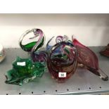 A collection of various Art Glass items.