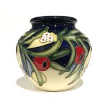 ANKERWYKE YEW: A small Limited Edition 29/30 signed Moorcroft Pottery vase by Emma Bossons,