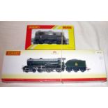 HORNBY and HORNBY Railroad - 2 x Mint Locomotives. Hornby R2921 BR Green Class B17 4-6-0 'Thorpe