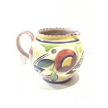 A Poole Pottery traditional jug decorated in JV pattern 4.5" (11.5cms) painted by Phyllis Ryall (
