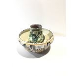 A Carter Stabler Adams bowl decorated in the LP painted by Hilda Hampton. The bowl measures 8.5" (