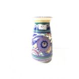 A Poole Pottery Vase decorated in HE (bluebird) Pattern designed by Truda Adams,painted by Hilda