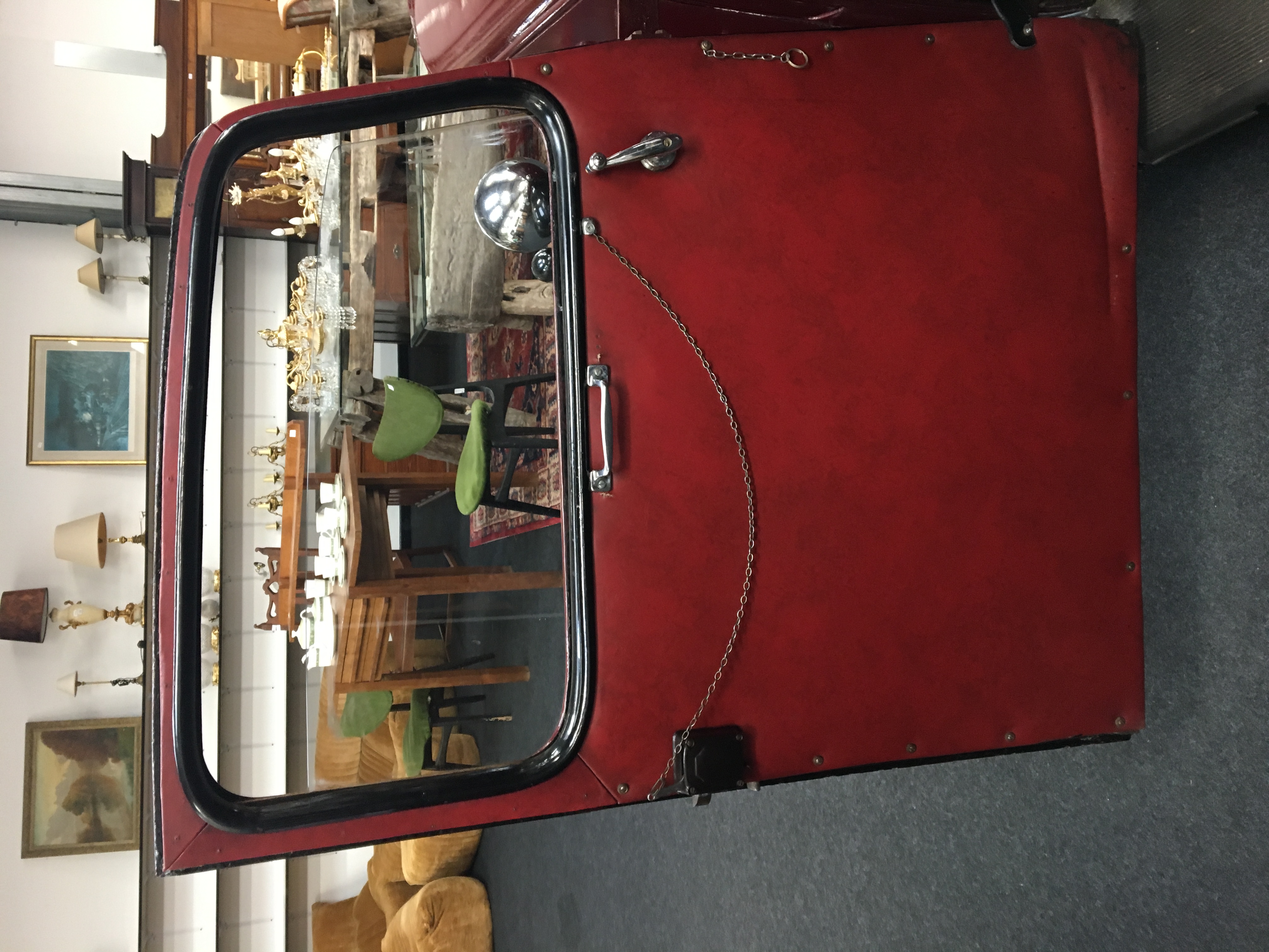 A vintage Austin Ruby 7 Historic vehicle in a maroon colour, First registered in 1937 this vehicle - Image 5 of 9