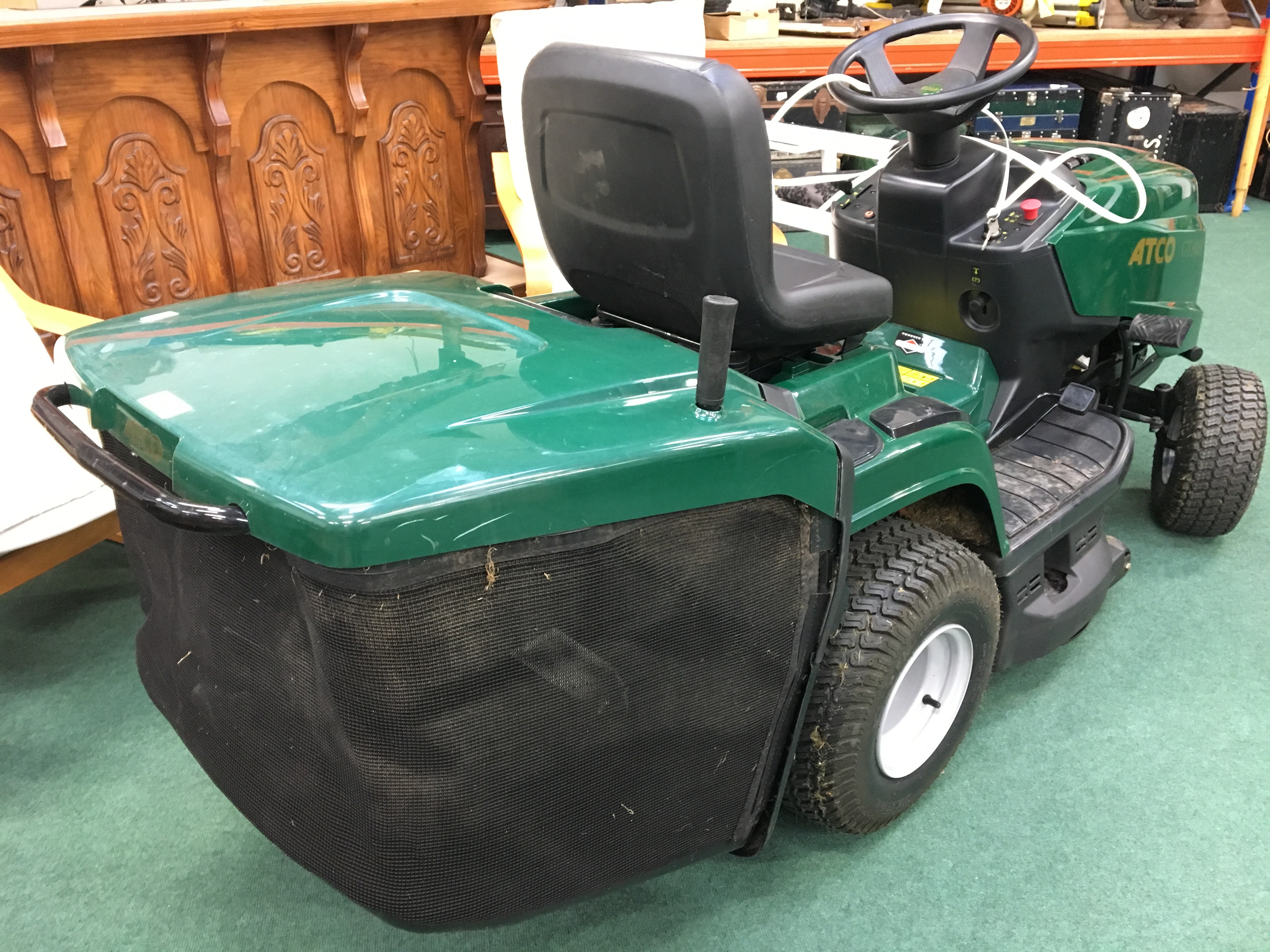 A Atco G T 30H petrol driven sit on mower powered by Briggs & Stratton. - Image 3 of 6