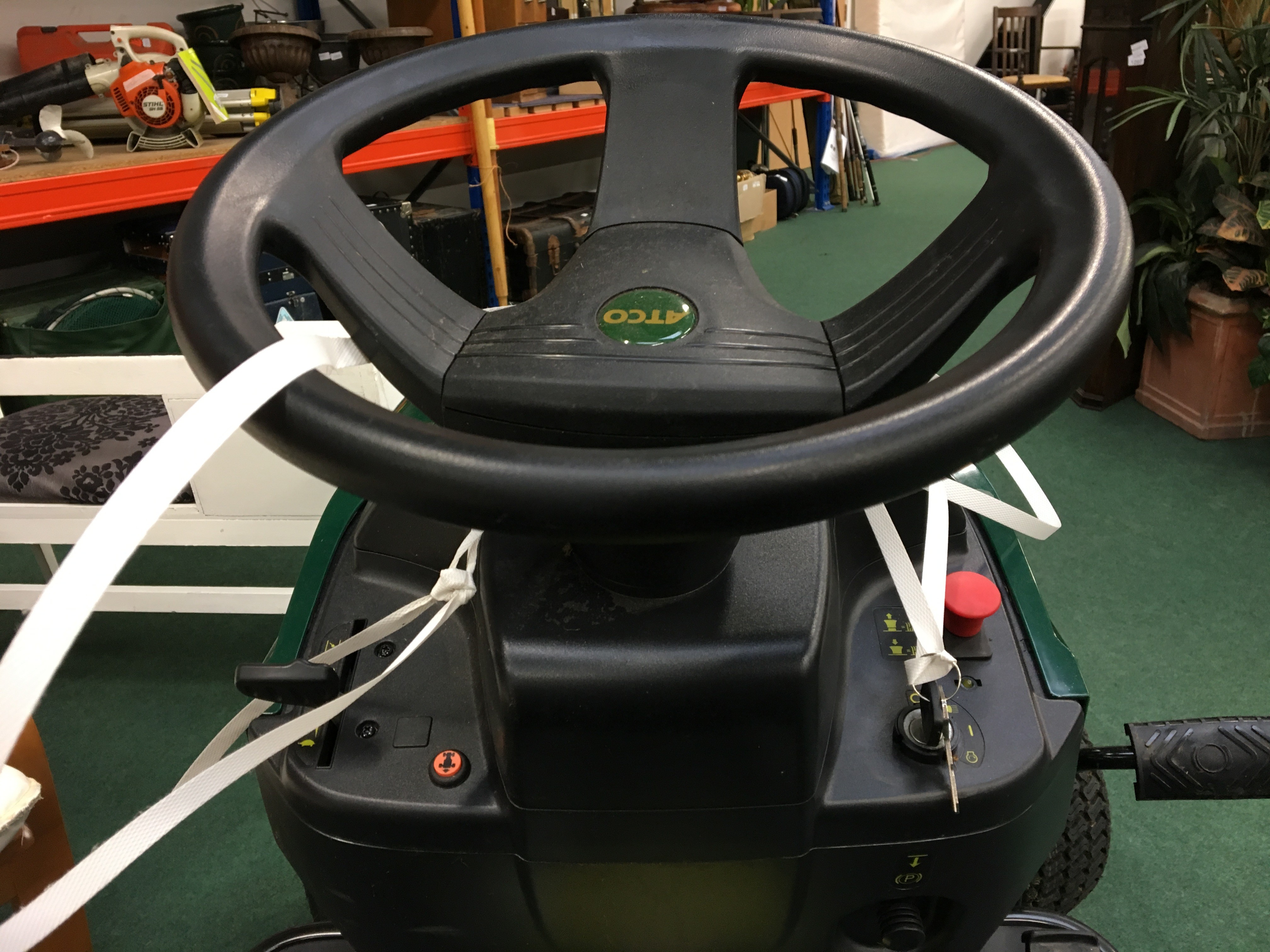 A Atco G T 30H petrol driven sit on mower powered by Briggs & Stratton. - Image 5 of 6