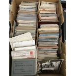 A box containing a large quantity of early 20th century and other topographical postcards.