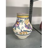 A Poole Pottery vase decorated in the JS pattern by Marion Heath, shape 203, 8" (20cms). Please