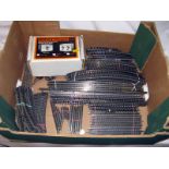 A quantity of mostly HORNBY Track and a GAUGEMASTER PCU - including 34 x R600, 14 x R601, 9 x