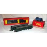 TRIANG HORNBY /TRIANG - 3 x Locomotives - R759 BR Green 4-6-0 'Albert Hall' (damaged cab and service