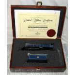 BACHMANN 31-953A BR Blue A4 4-6-2 'Dwight D Eisenhower'. Mint in a Wooden Presentation Box with