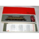 RIVAROSSI HO 1407 FS Brown E428 (First Series) 2'BO BO2' with operating O/H Pantographs. Mint