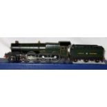 LAWRENCE Scale Models Kit built GWR Green King Class 4-6-0 'King James 1' and Tender. An Excellent