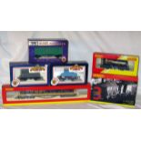 HORNBY/BACHMAN/DAPOL 8 x Goods Wagons - Hornby R6219 3 x Weathered Plank Wagon Pack, R6143Conflat