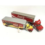 Two Franklin Mint Coca Cola Delivery Trucks. Appear E/M and boxed (no paperwork).