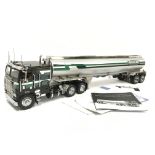 Franklin Mint The Official Freightliner C.O.E. with Tanker 1/32 scale model, comprising Tractor