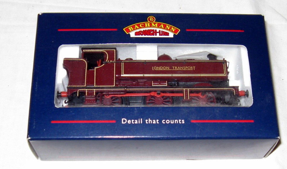 BACHMANN 31-903 London Transport Maroon 0-6-0PT # L94. Mint Boxed with Instructions and unopened