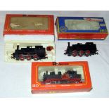 RIVAROSSI 3 x Tank Locomotives - 43 Black 0-6-0T (Excellent in a Good Box), 1131 FS Black Class