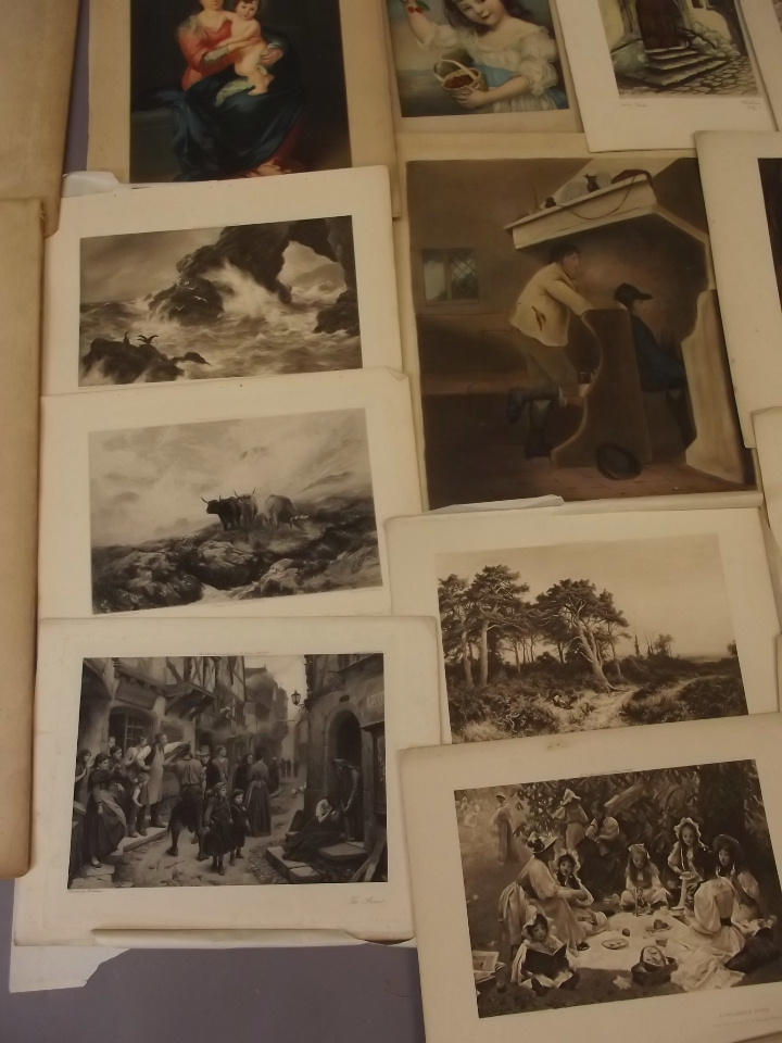 A large quantity of assorted prints of various subjects, including still life, landscapes, - Image 4 of 6