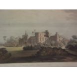 A C19th coloured aquatint, Alton Abbey, Staffordshire, engraved and published 'T. Fielding 1819',