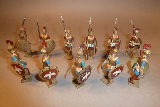 CBG Mignot ancien Soldats de plomb Turcos au combat