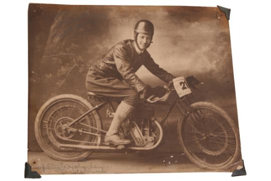 MOTORCYCLE RACING, PHOTOGRAPH ALBUMS COMPILED BY TOMMY SPANN THE WELL ...